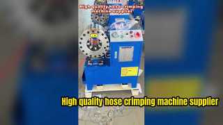 High quality hose crimping machine supplier