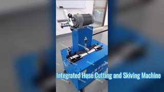 Integrated Hose Cutting and Skiving Machine