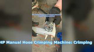 MS-P16HP Manual Hose Crimping Machine: Crimping Demonstration
