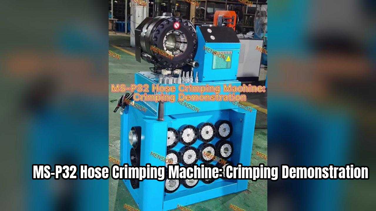 MS-P32 Hose Crimping Machine: Crimping Demonstration