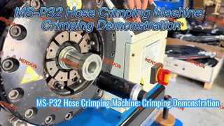 -P32 Hose Crimping Machine: Crimping Demonstration