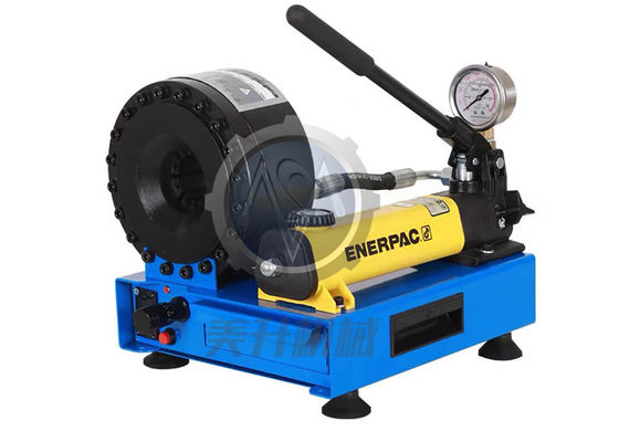 CE Certified P16 150T Portable Hydraulic Hose Crimper with 7 Die Sets for 1/4 - 1 Inch Hoses